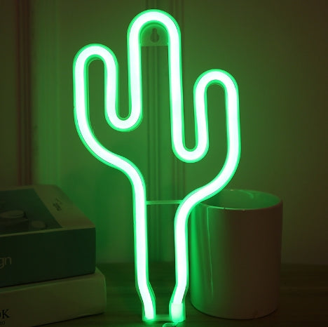 Tropical Neon LED Table Lights