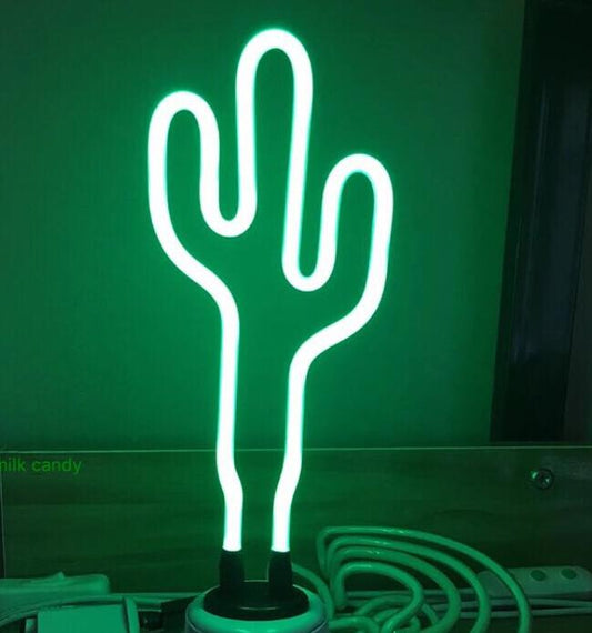 Tropical Neon LED Table Lights